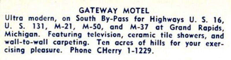 Gateway Motel - Vintage Postcard (newer photo)
